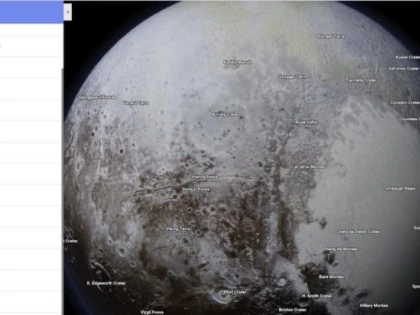 "Explorarea" planetelor este posibilă acum cu Google Maps