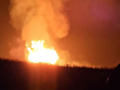 Explozie uriașă la magistrala de gaz din Călimănești, în Vrancea. Patru oameni au murit pe loc, alți cinci au fost răniți