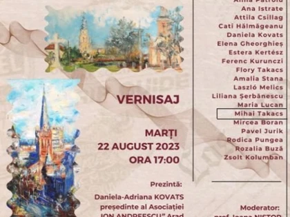 Expoziția de artă plastică „Arad, mon amour”, la Biblioteca arădeană