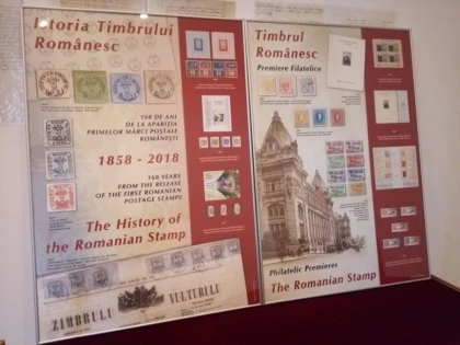 Expoziția „Istoria timbrului românesc“, în clădirea Preparandiei Arad