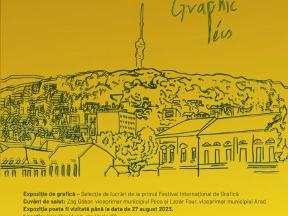 Expoziție de grafică și concert de orgă cu ocazia Zilei orașului Pécs la Arad