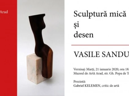 Expoziție de sculptură mică și desen, la Complexul Muzeal Arad
