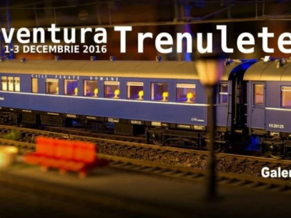Expoziție inedită de trenulețe, la Galeria Delta din Arad