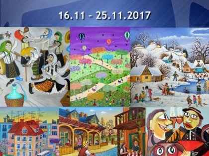 Expoziţie internaţională de pictură naivă la sala Clio