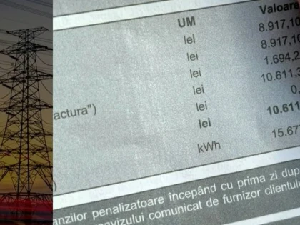 Factură de 10.000 lei la curent pentru un pensionar care stă într-un apartament de două camere