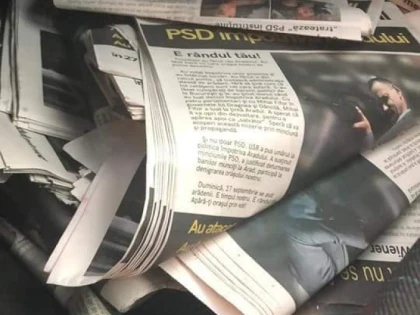 Falcă e disperat că pierde Primăria Aradului! Mii de ziare pline de mizerii au fost distribuite de liberali, în municipiu