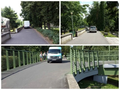 FALEZA MURESULUI S-A TRANSFORMAT IN SOSEA, LA O SAPTAMANA DE LA INAUGURAREA PASARELEI