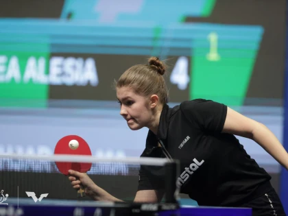 Fata de aur a tenisului de masă arădean: Alesia Sferlea și-a mai asigurat o medalie la Mondial, în proba de dublu!