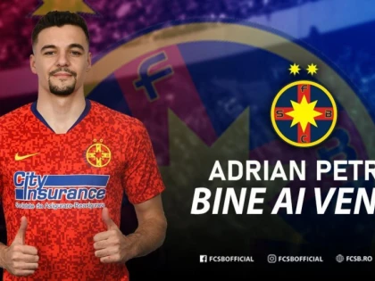 FCSB a oficializat transferul arădeanului Adrian Petre