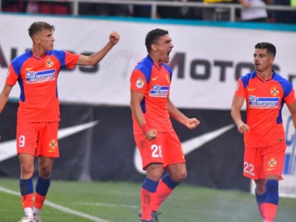 FCSB câştigă clar derby-ul, UTA coboară de pe podium. Rezultate şi clasament în Liga 1