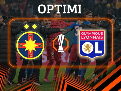 FCSB va juca cu Olympique Lyon, în optimile Europa League! Vezi programul complet