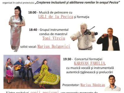 Festival Cultural de Etnie Romă, sâmbătă, la Pecica