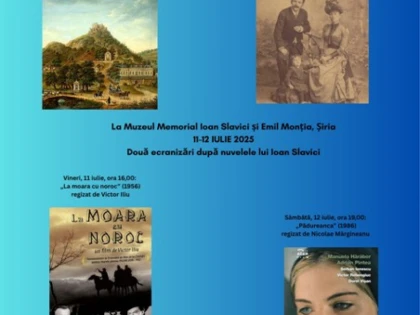 Festival de film „Ioan Slavici – 100 de ani de eternitate”, la Șiria