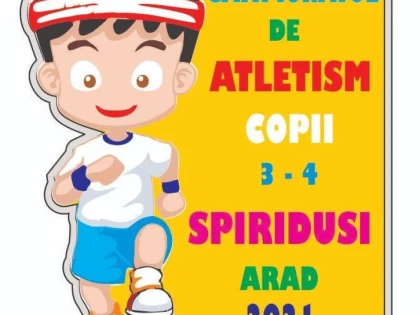 Festival juvenil de atletism, sâmbătă, pe arena Gloria din Arad