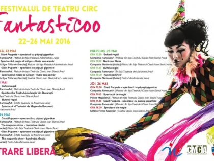 FESTIVALUL DE TEATRU CIRC ”FANTASTICOO” REVINE LA ARAD