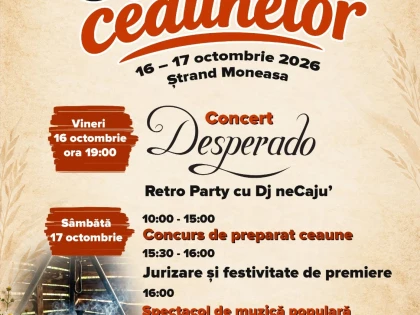 Festivalul „Glasul Ceaunelor” revine la Moneasa, în weekend