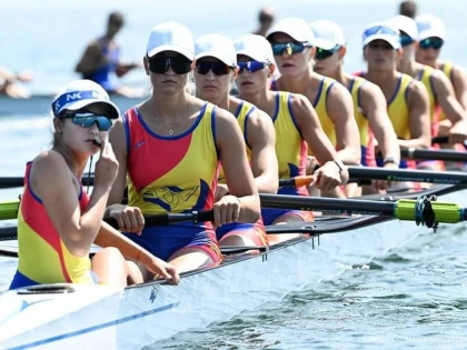 Fete de aur olimpic! Echipajul de 8+1 s-a impus în proba regină a canotajului