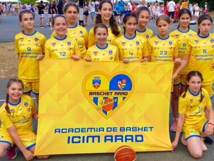 Fetele de la Academia de Baschet ICIM Arad au fost în formă la Costinești