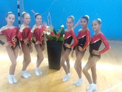 Fetele de la aerobic, pe podium la Cupa Cetăţii