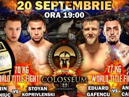 Fighterul arădean Eduard Gafencu îşi pune în joc centura mondială la kickboxing
