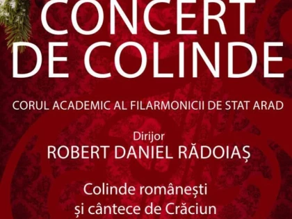 Filarmonica arădeană vă invită la tradiționalul Concert de Colinde