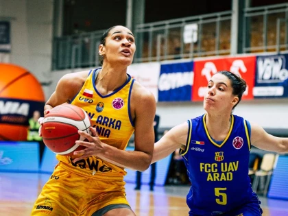 Final de aventură europeană, nici o șansă la play-off: Arka Gdynia - FCC UAV Arad 87-53