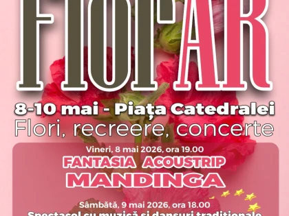 FlorAr 2026. Expoziție de flori și concerte de muzică ușoară în Piața Catedralei din Arad