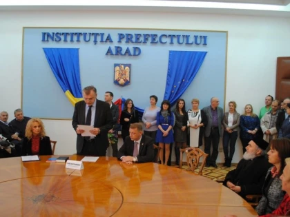 FLORENTINA HORGEA A PRIMIT INVESTIREA IN FUNCTIA DE SUBPREFECT AL ARADULUI