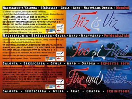 „Foc și Apă”, expoziție internațională de fotografie, la Biblioteca Județeană Arad