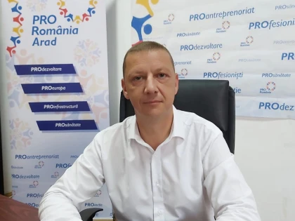 Fostul prefect Cosmin Pribac, candidatul PRO România la  Consiliul Județean Arad   