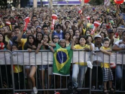 FOTBAL - CM 2014: AVANCRONICA MECIULUI BRAZILIA - COLUMBIA