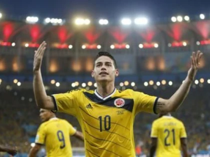 FOTBAL - CM 2014: JAMES RODRIGUEZ, GOLGHETERUL COMPETITIEI