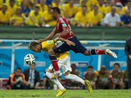 FOTBAL - CM 2014: ZUNIGA ESTE AMENINTAT CU MOARTEA DUPA CE L-A ACCIDENTAT PE NEYMAR