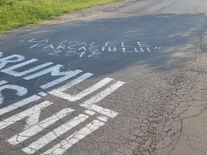 (FOTO) Arădenii s-au săturat de „Drumul Rușinii“