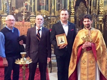 (FOTO) Consulul general, Florin Vasiloni, în vizită la "Biserica lui Şaguna" din Miskolc