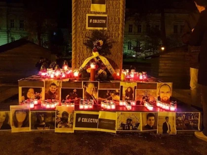 (FOTO) La doi ani de la tragedie, Aradul a fost din nou "Colectiv"