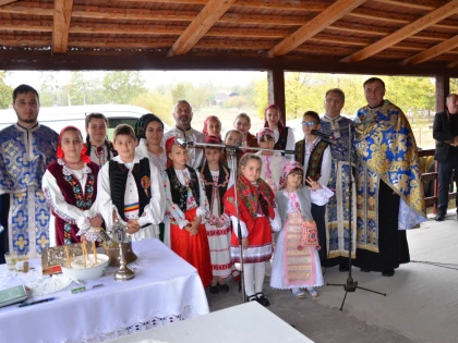 (FOTO) Mare sărbătoare în satul Măgulicea