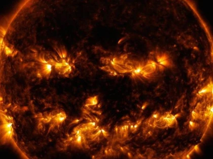 Fotografie înfricoșătoare cu soarele, publicată de NASA