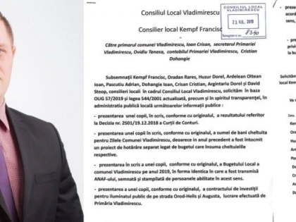 Francisc Kempf: ”Primarul Crişan dă dovadă de opacitate administrativă şi încalcă din nou legea”
