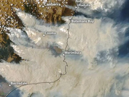 Fumul incendiilor din Australia a ajuns în Chile și Argentina