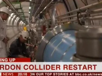 GAFA UNUI PREZENTATOR BBC. CUM A DESCRIS ACCELERATORUL DE PARTICULE DE LA CERN