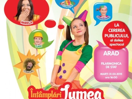 GASCA ZURLI REVINE LA ARAD CU SPECTACOLUL „INTAMPLARI DIN LUMEA POVESTILOR“