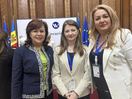 Geanina Pistru a făcut parte din delegația OFL în Republica Moldova