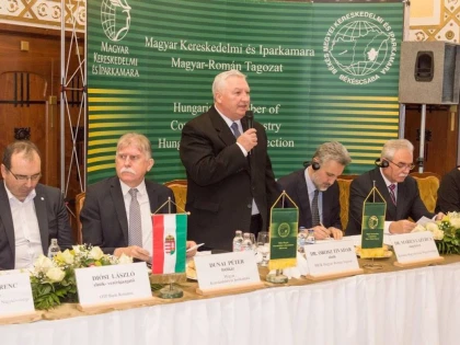 Gheorghe Seculici, președintele CCIA, la Conferința Economică de Relații Externe și Parteneriat Maghiar-Român
