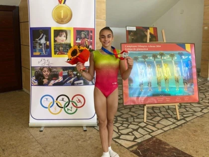 Gimnasta arădeană Marcela Cercea și-a mai adăugat o medalie în palmares