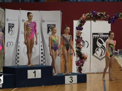Gimnastele arădene de la ritmică s-au remarcat la Cupa “Sportul Studenţesc”