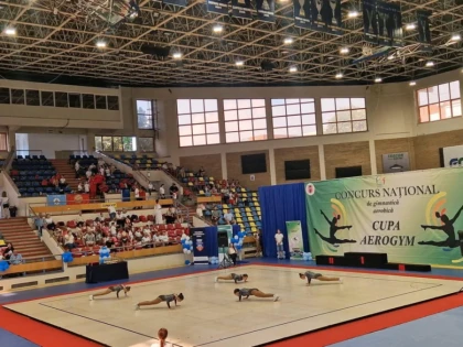 Gimnastele CSM-ului au urcat pe podium la Cupa Aerogym, de la Arad (FOTO)