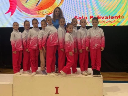 Gimnastele de la CSM Arad și ACS Gymteam s-au remarcat la Cupa Iașului de aerobic (FOTO)