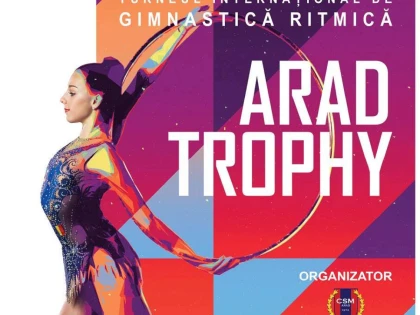Gimnastele de la ritmică dau recital la “Arad Trophy”