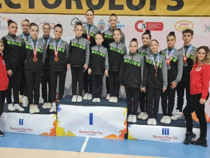 Gimnaștii arădeni s-au remarcat la ultimul concurs internațional de aerobic al anului